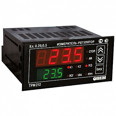 ТРМ212-Щ2.КК  Измеритель ПИД-регулятор для управления задвижками и трехходовыми клапанами с интерфейсом RS-485