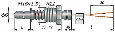 ДТПL124-00.160/2,0  Преобразователь термоэлектрический