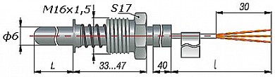 ДТС124-50M.В3.60/2,0  Термопреобразователь сопротивления