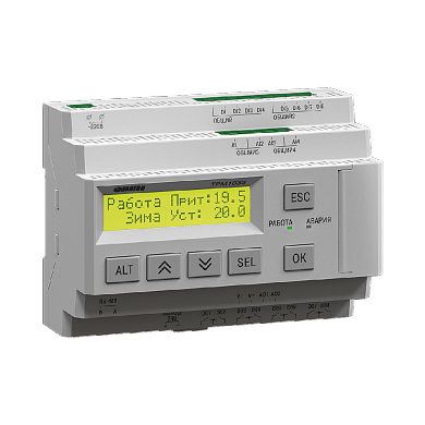 ТРМ1033-220.0.1.00 контроллер для вентиляции с нагревом и охлаждением